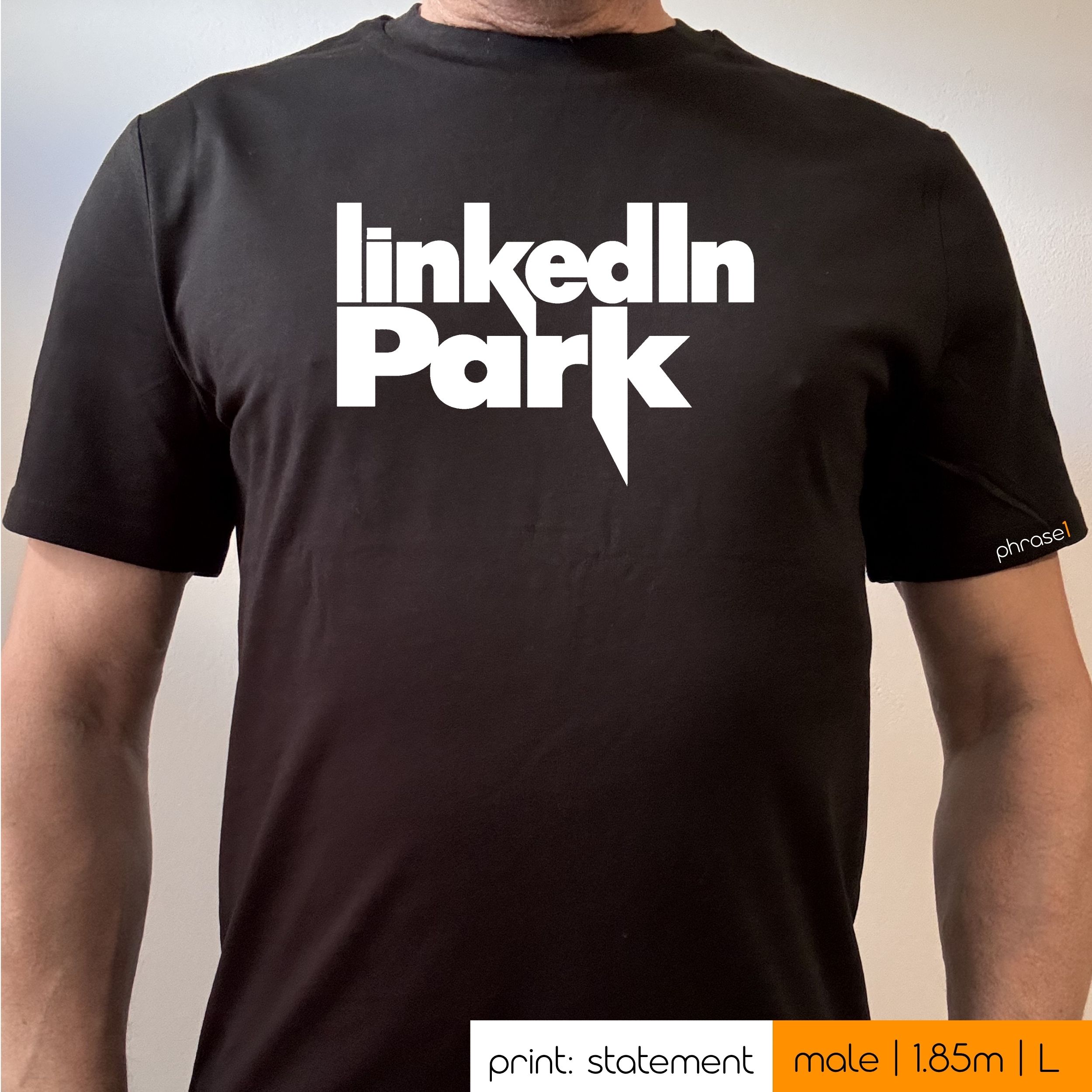 Premium T-Shirt mit Visual "linkedIn park." Premium T-Shirt mit Visual "linkedIn park."