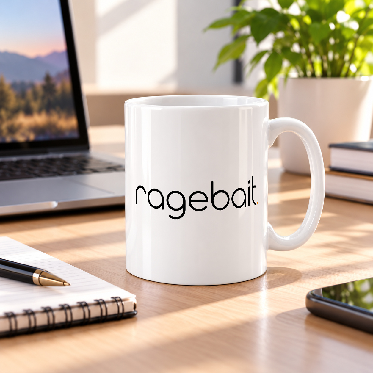 Tasse „ragebait.“