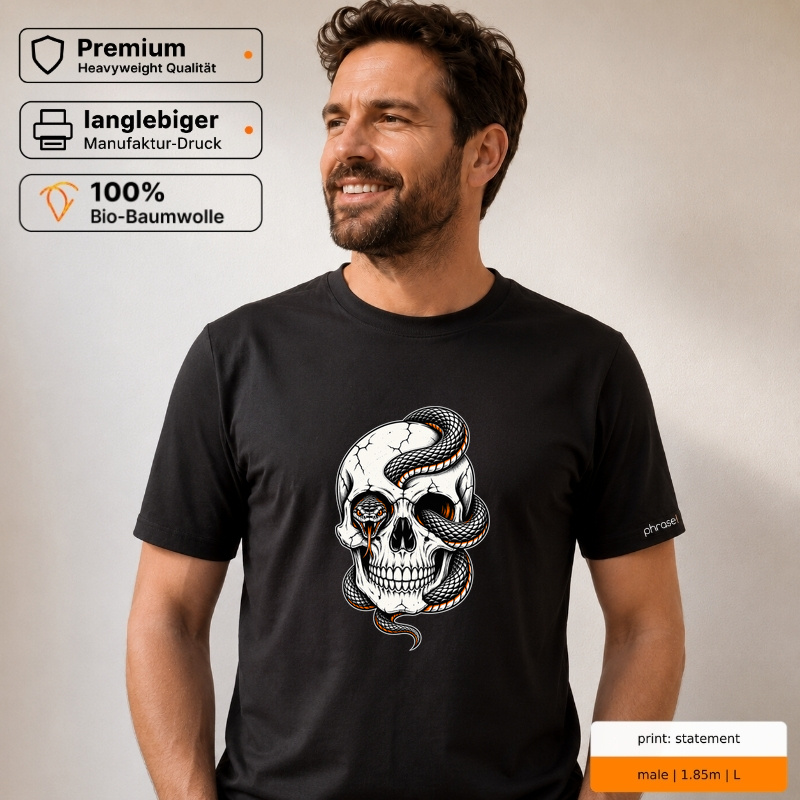 Skull & Snake – Premium T-Shirt Skull & Snake – Premium T-Shirt