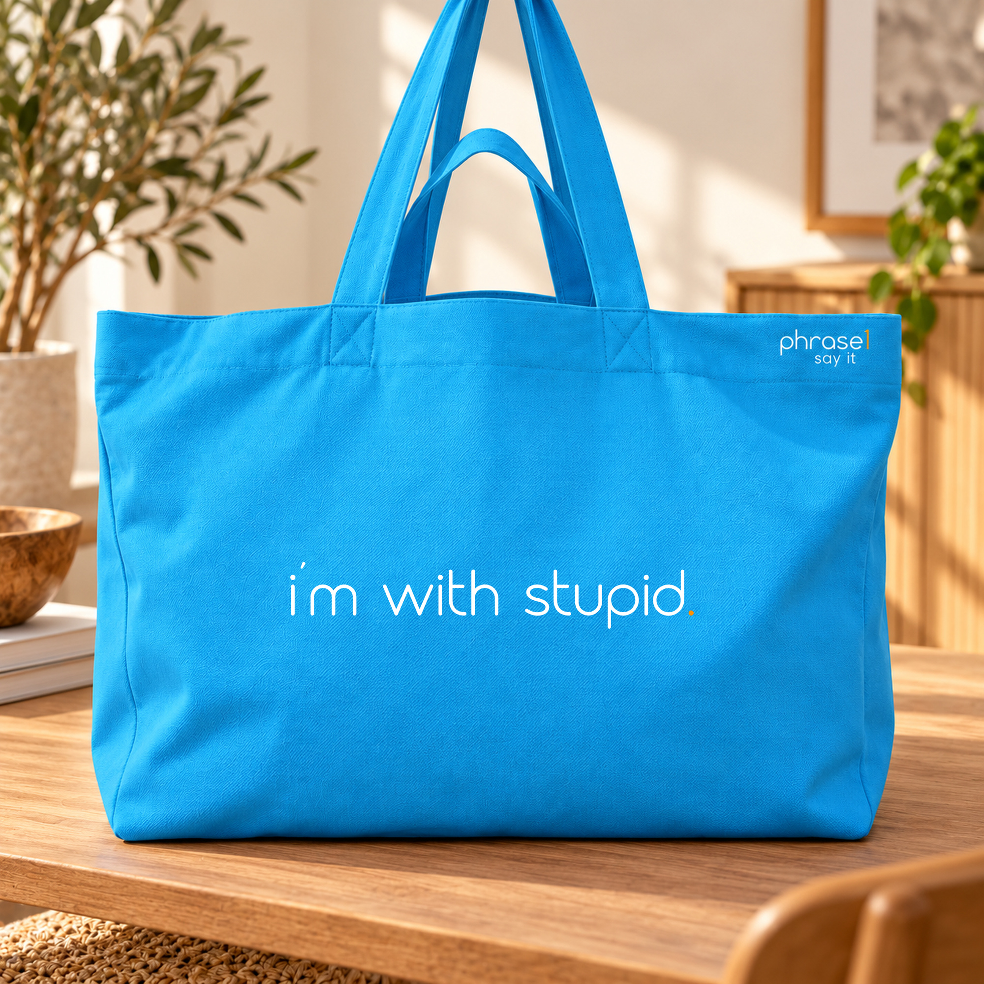 Shopper „I'm with stupid“