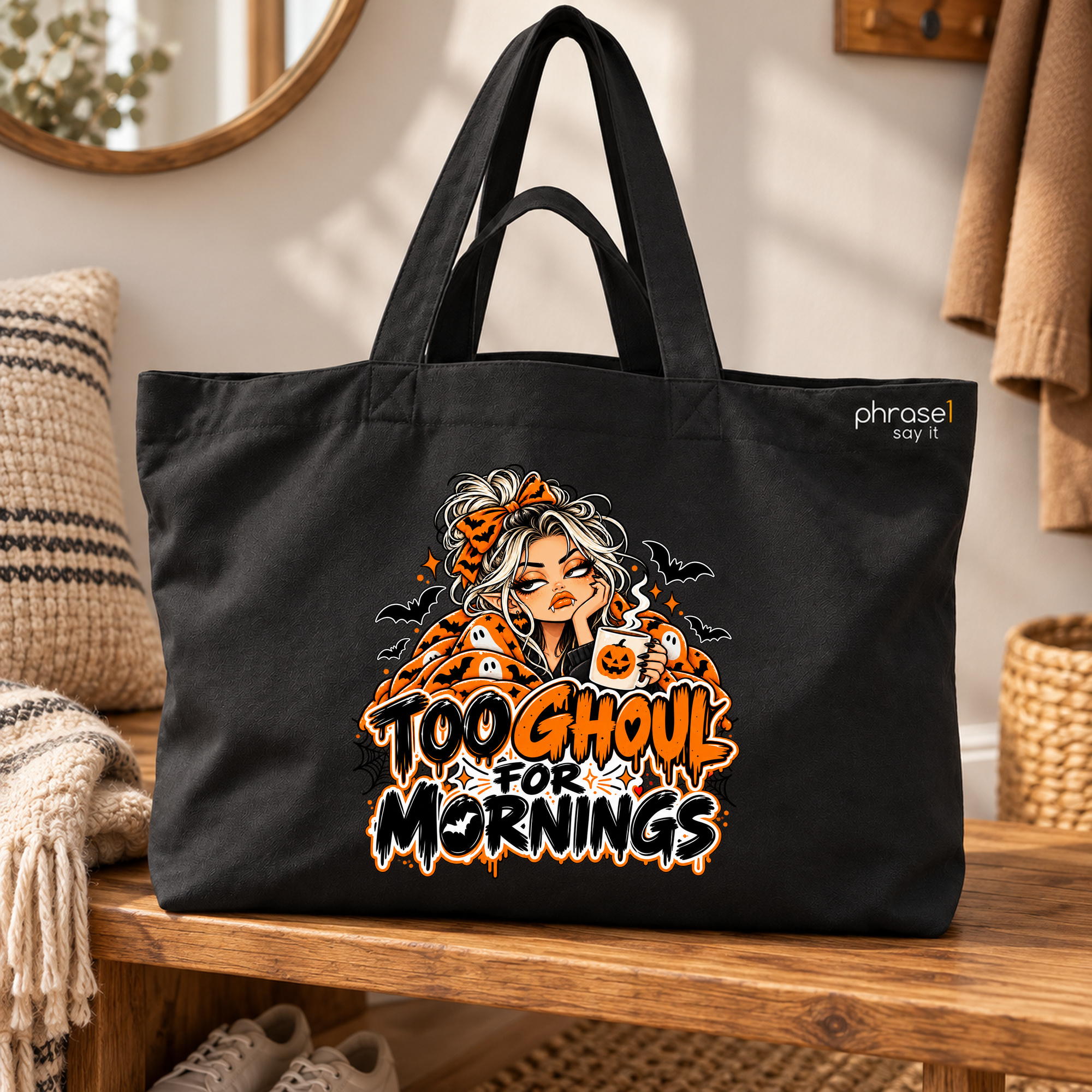 Big Shopper „too ghoul for mornings.“