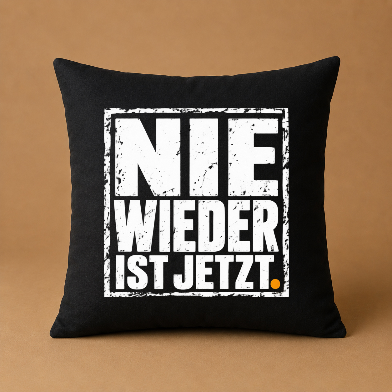 Kissenhülle "NIE WIEDER IST JETZT."