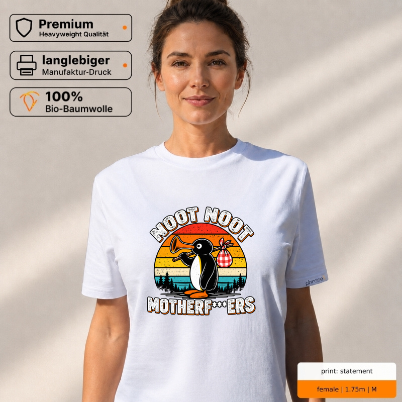 Premium T-Shirt „NOOT NOOT MOTHERF***ERS.“
