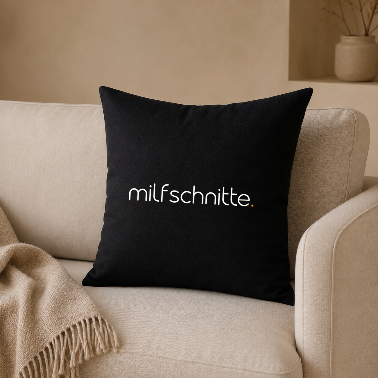Kissenhülle "milfschnitte."