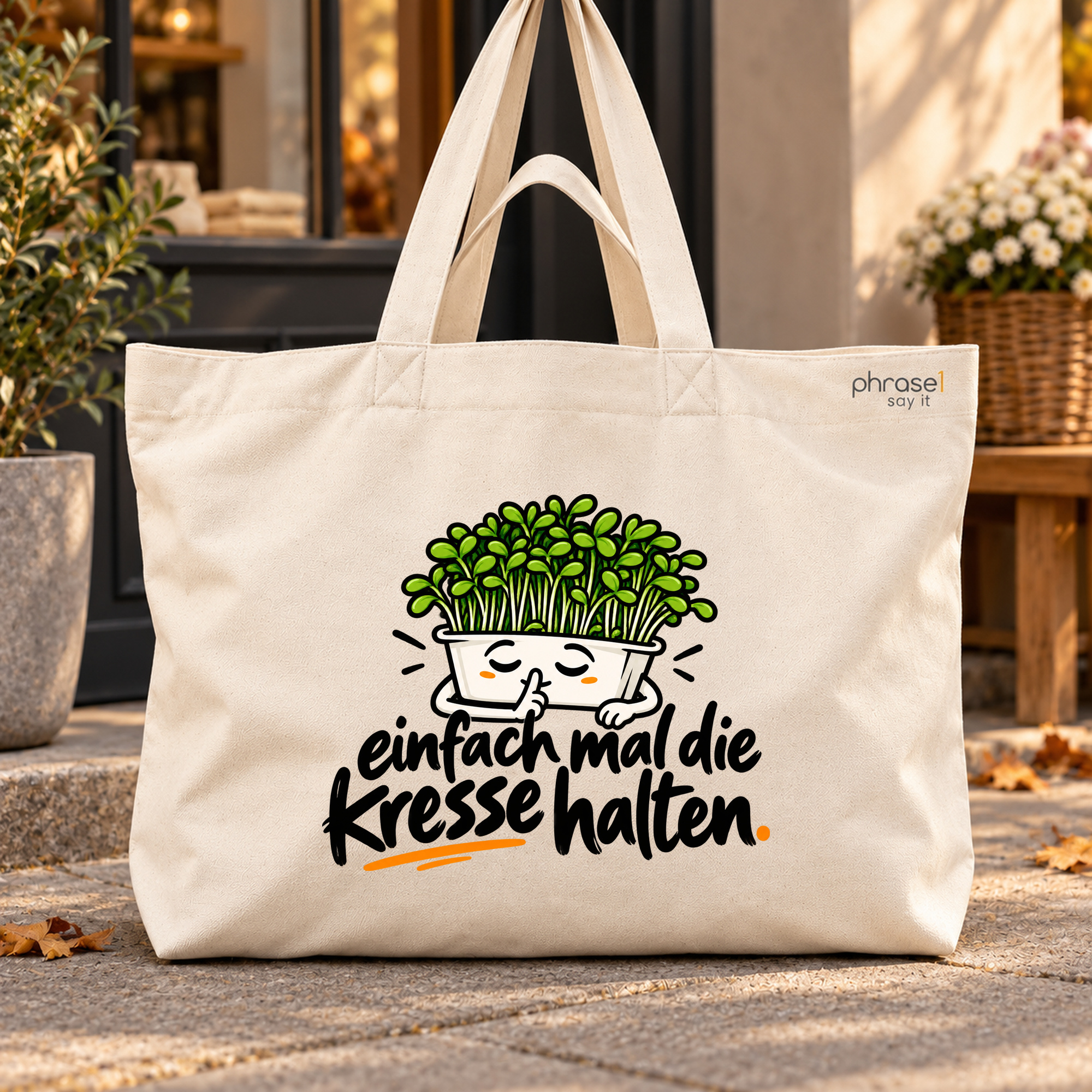 Big Shopper "einfach mal die Kresse halten."