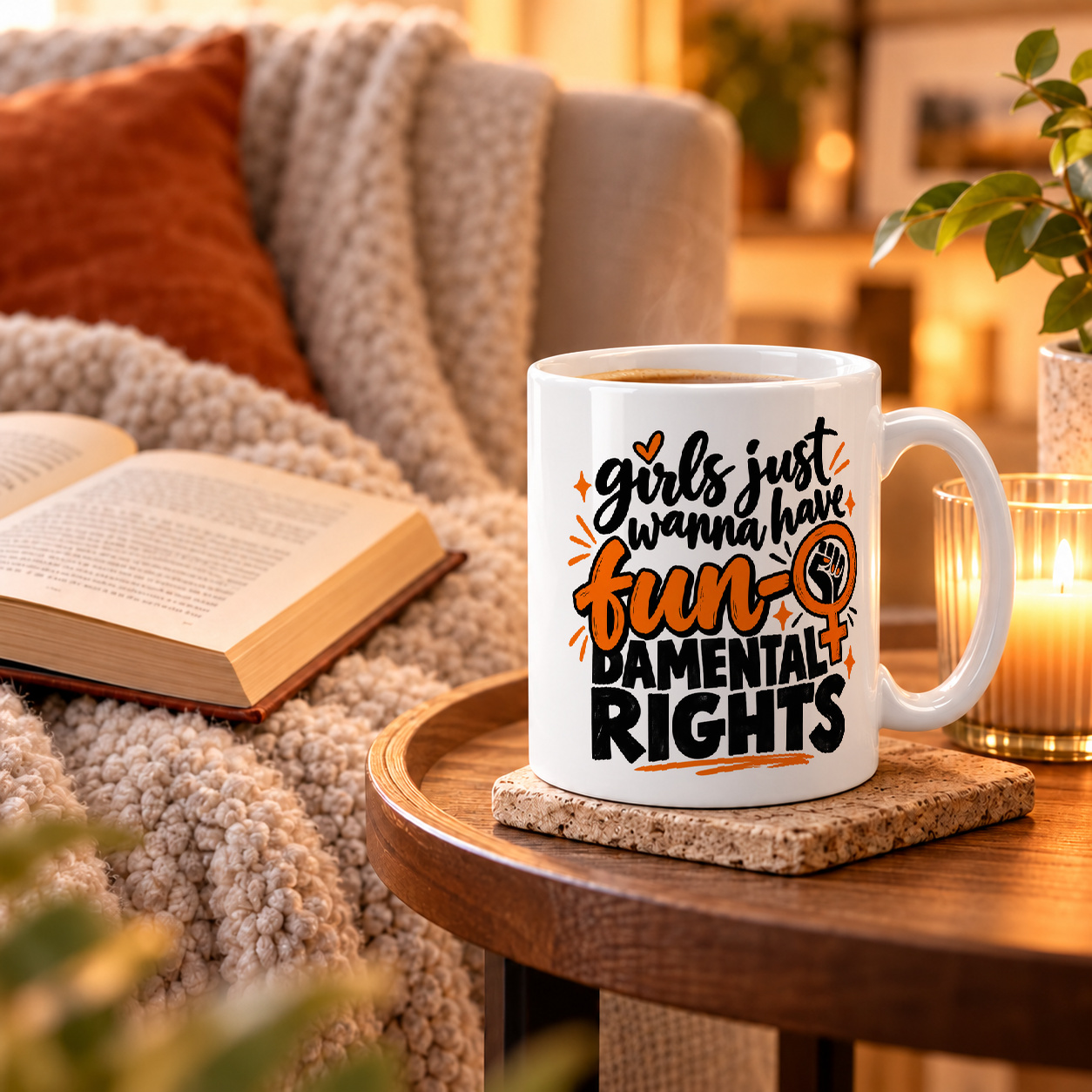 Tasse „girls just wanna have fundamental rights.“