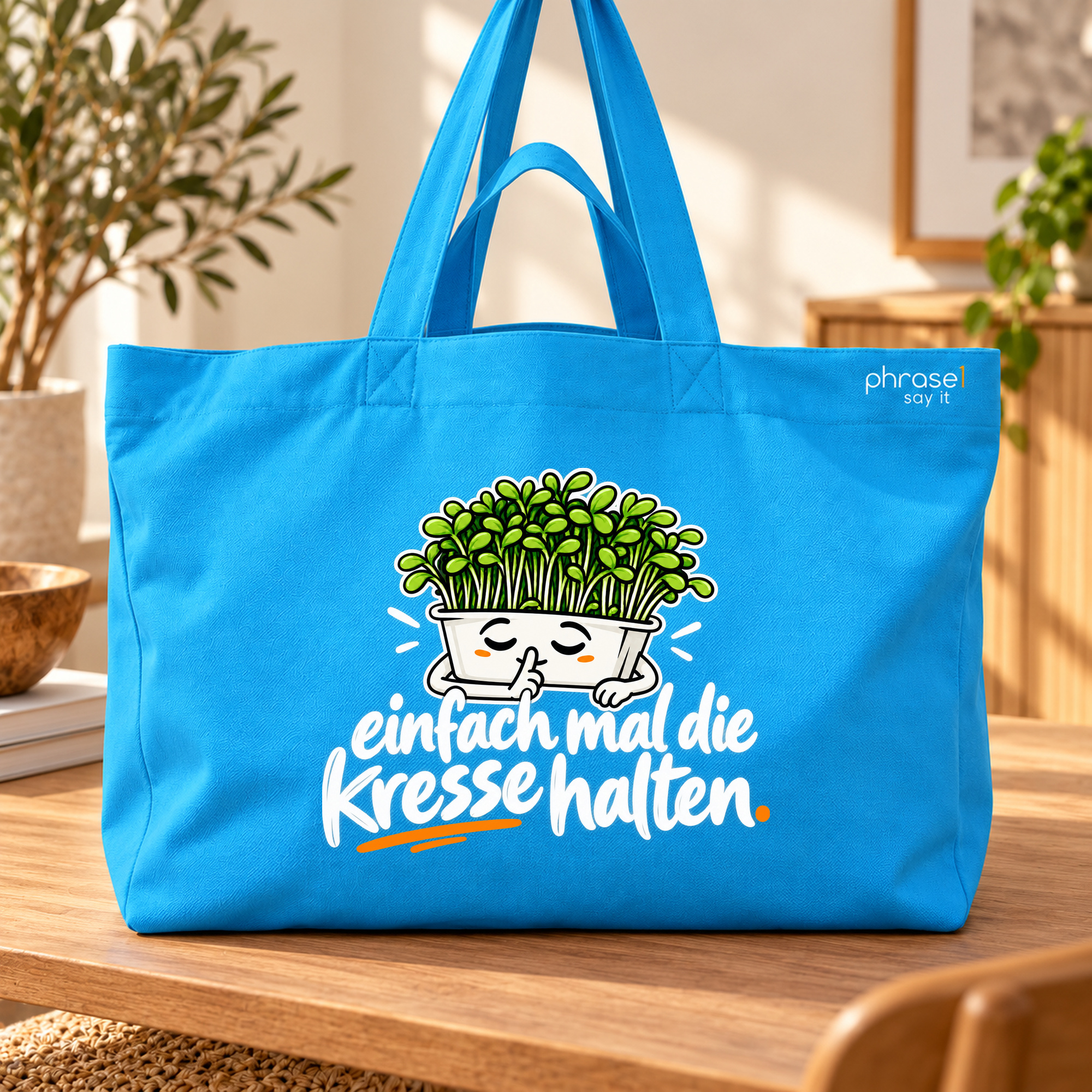 Big Shopper "einfach mal die Kresse halten."