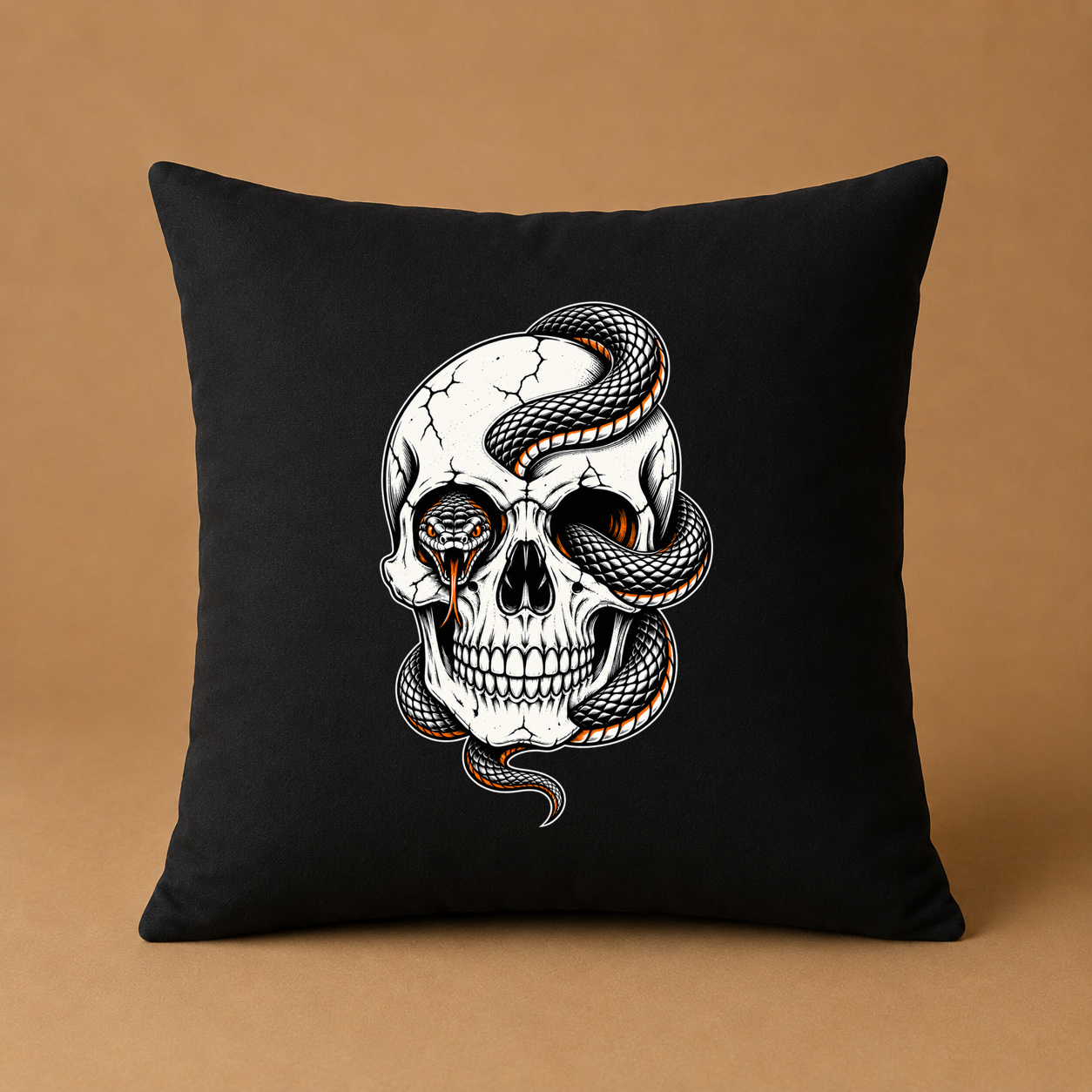 Skull & Snake – Kissenhülle