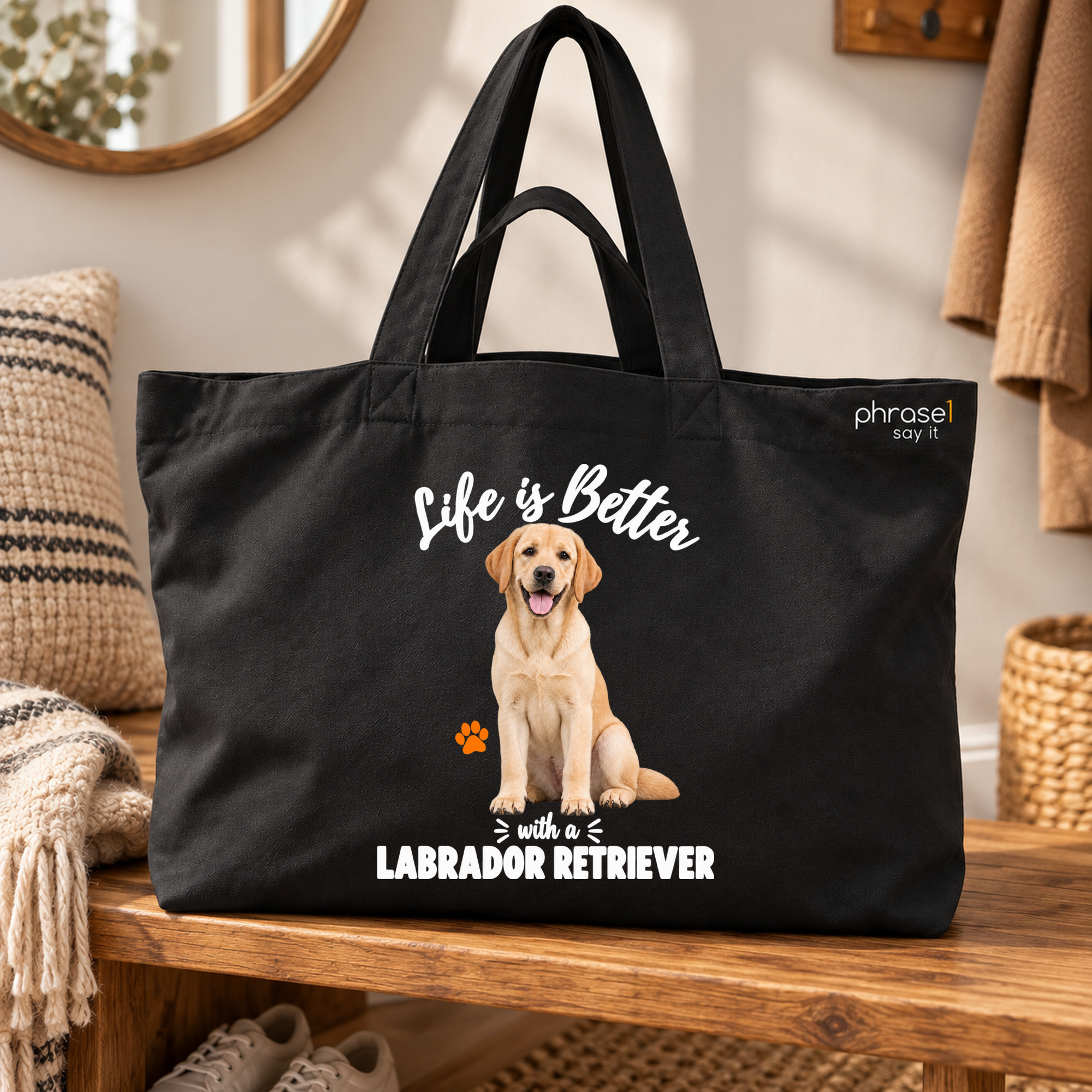 Life is Better with a Labrador Retriever Big Shopper Life is Better with a Labrador Retriever Big Shopper