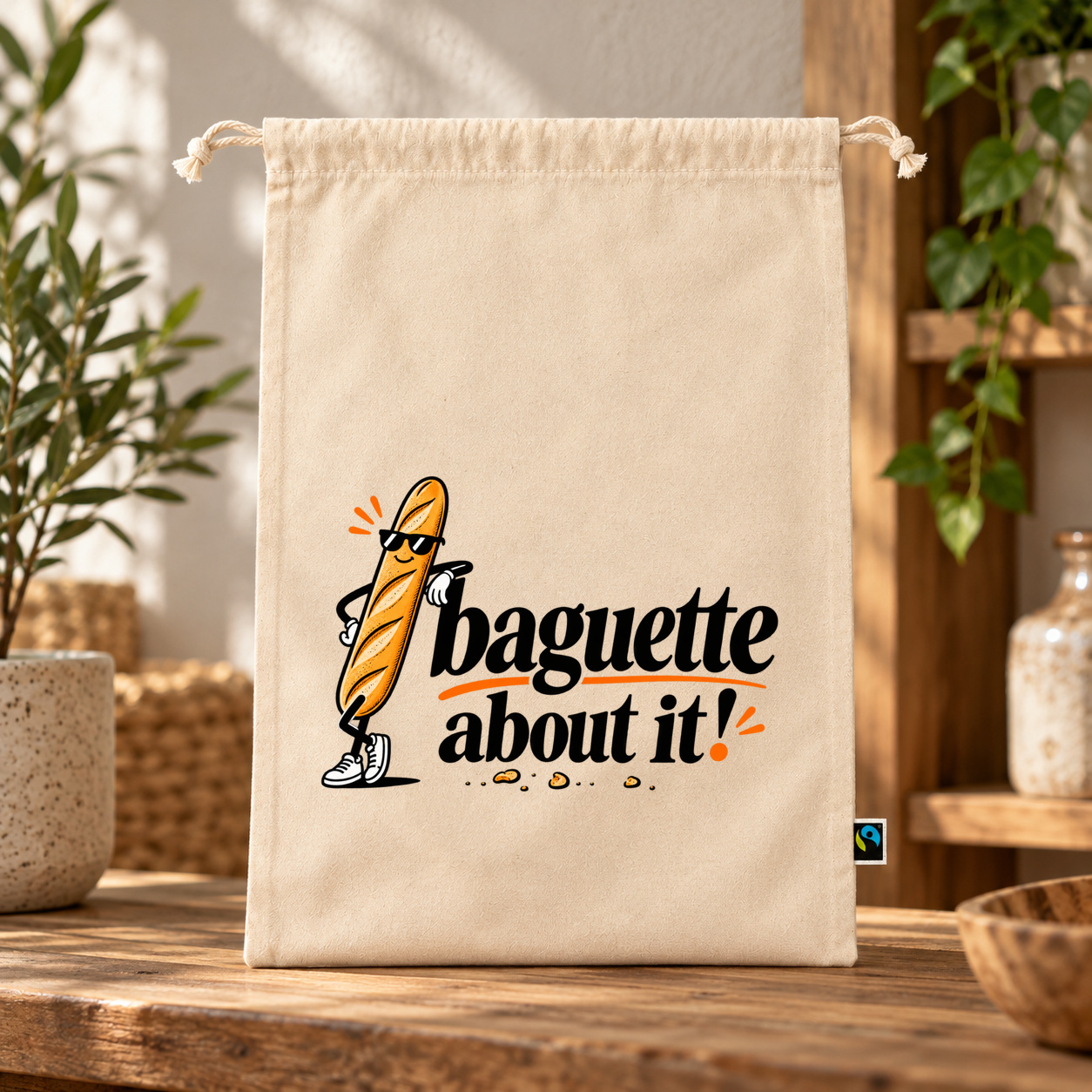 baguette about it! Zuziehbeutel