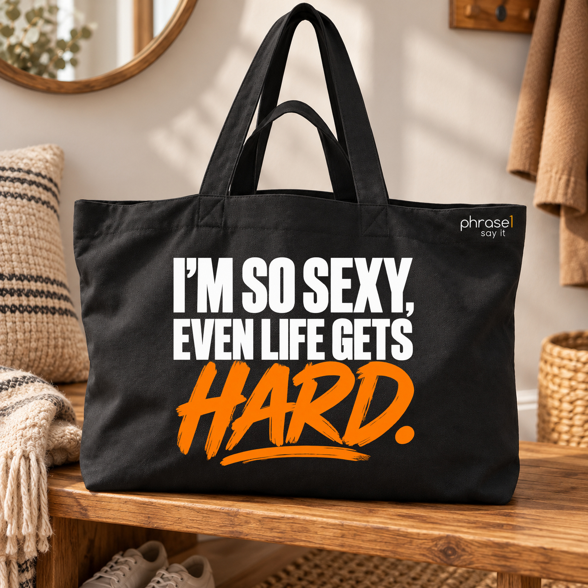 Big Shopper / Beach Bag mit aktuellem Statement