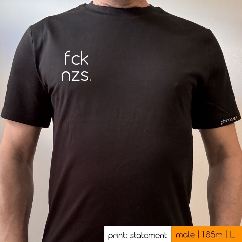 Premium T-Shirt mit Spruch "fck nzs." Premium T-Shirt mit Spruch "fck nzs."