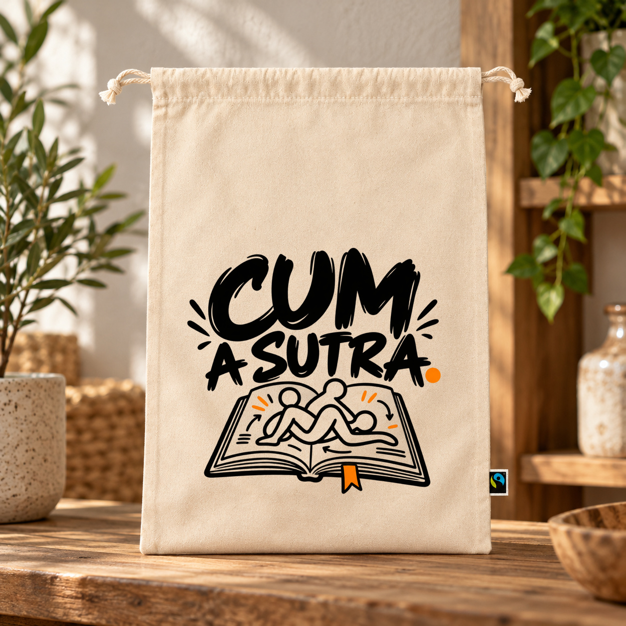 cum a sutra. – Zuziehbeutel