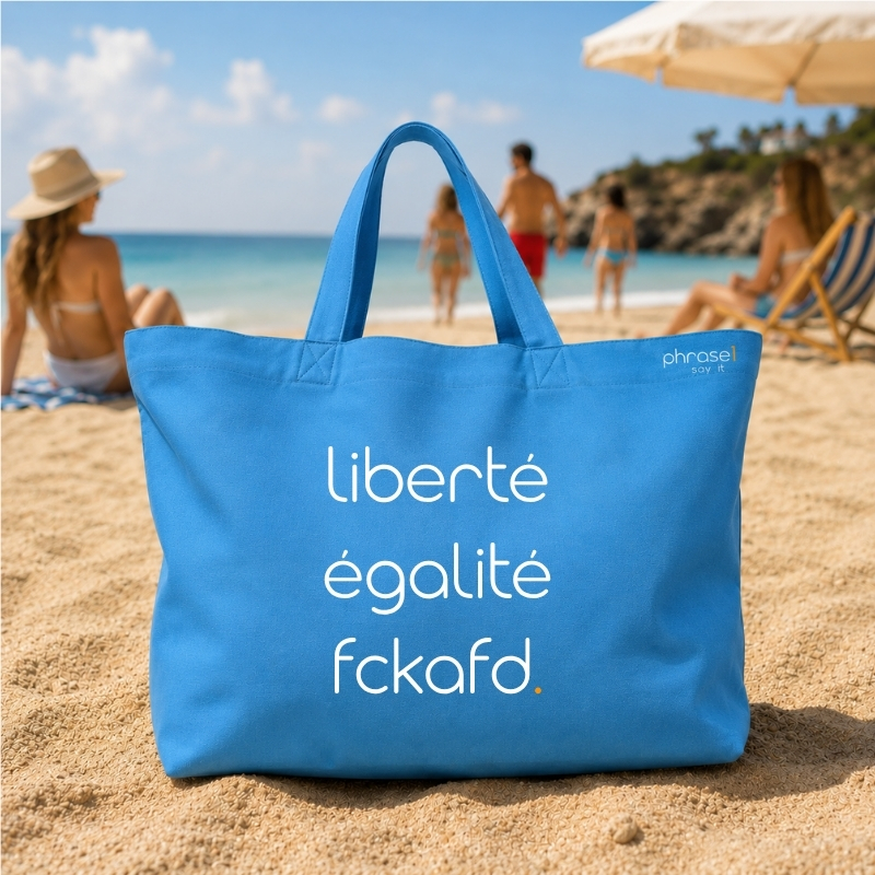 Big Shopper „liberté égalité fckafd.“ Big Shopper „liberté égalité fckafd.“