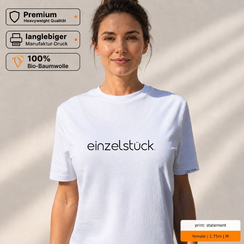 einzelstück.