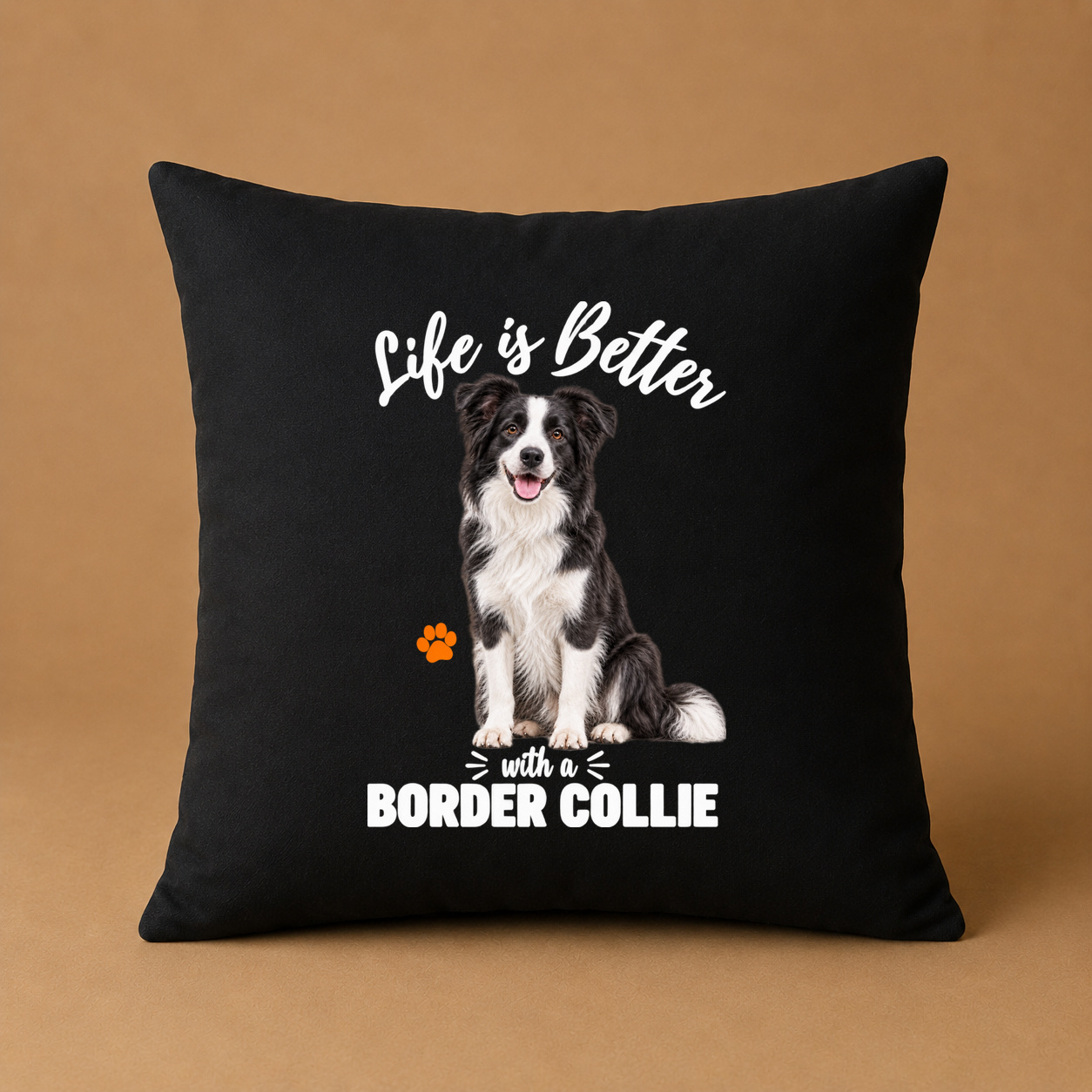 Life is Better with a Border Collie Kissenhülle Life is Better with a Border Collie Kissenhülle