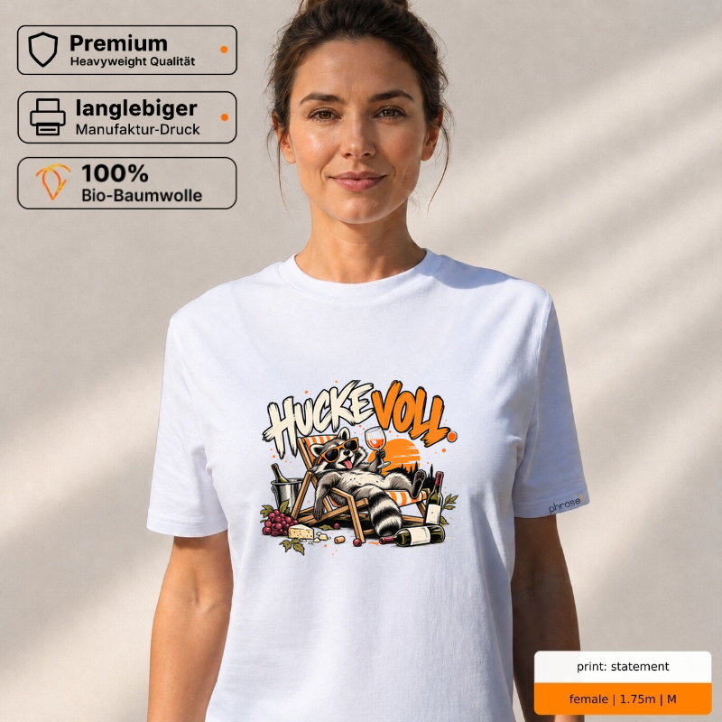 hucke voll. – Premium T-Shirt hucke voll. – Premium T-Shirt