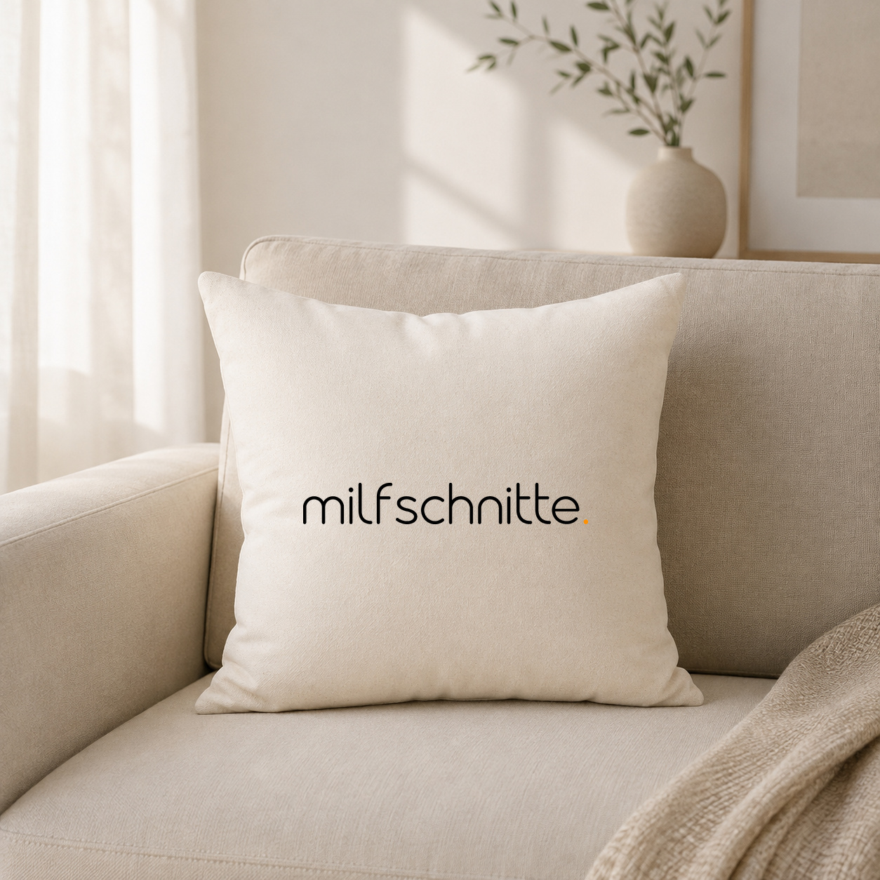 Kissenhülle "milfschnitte."