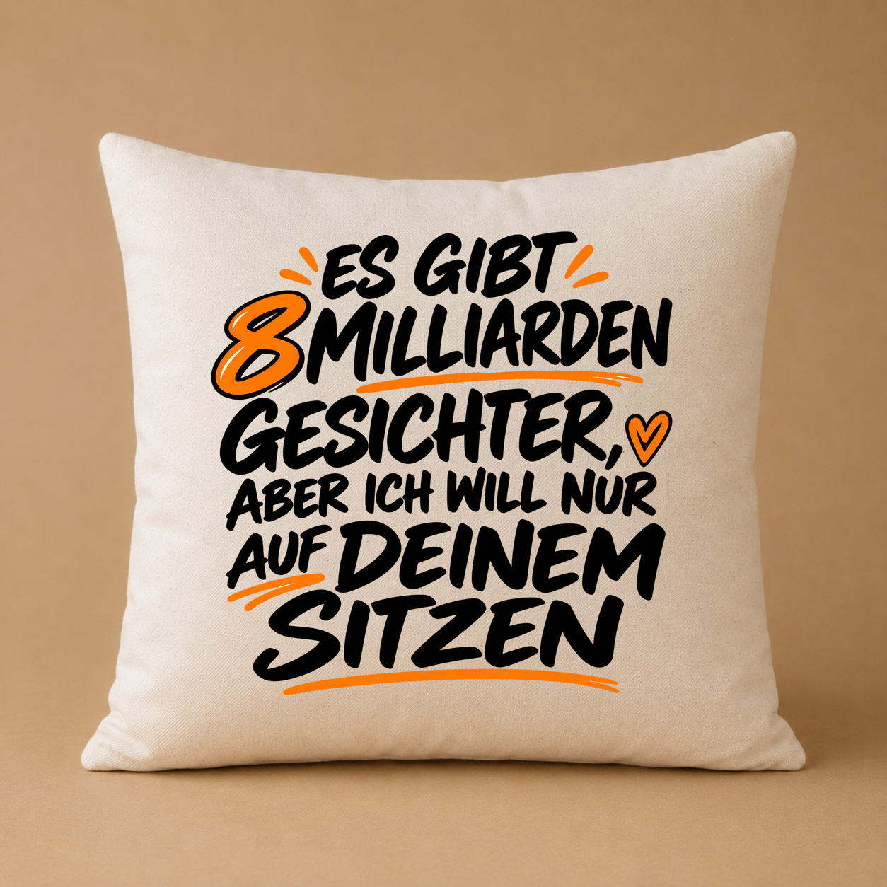 Kissenhülle „8 billion people and i choose you.“ Kissenhülle „8 billion people and i choose you.“
