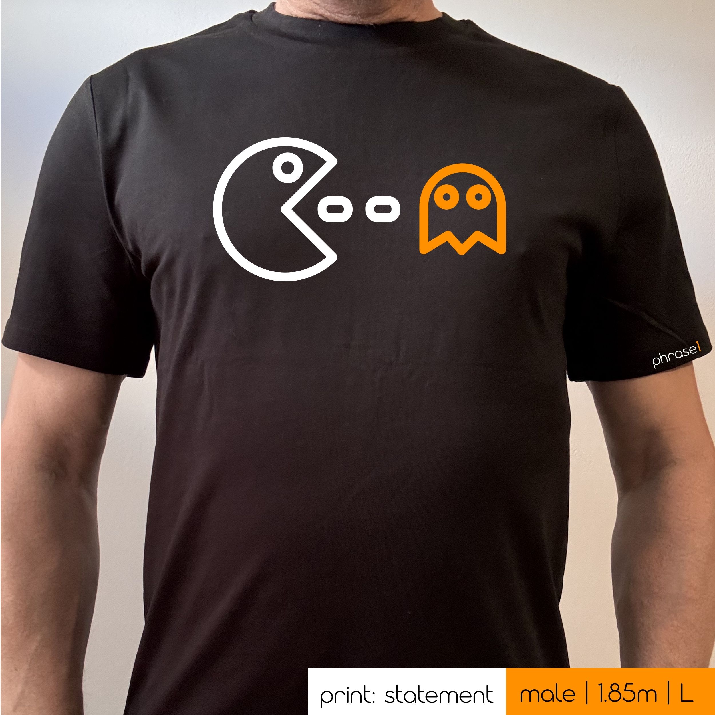 Premium T-Shirt mit Visual "Pacman" Premium T-Shirt mit Visual "Pacman"
