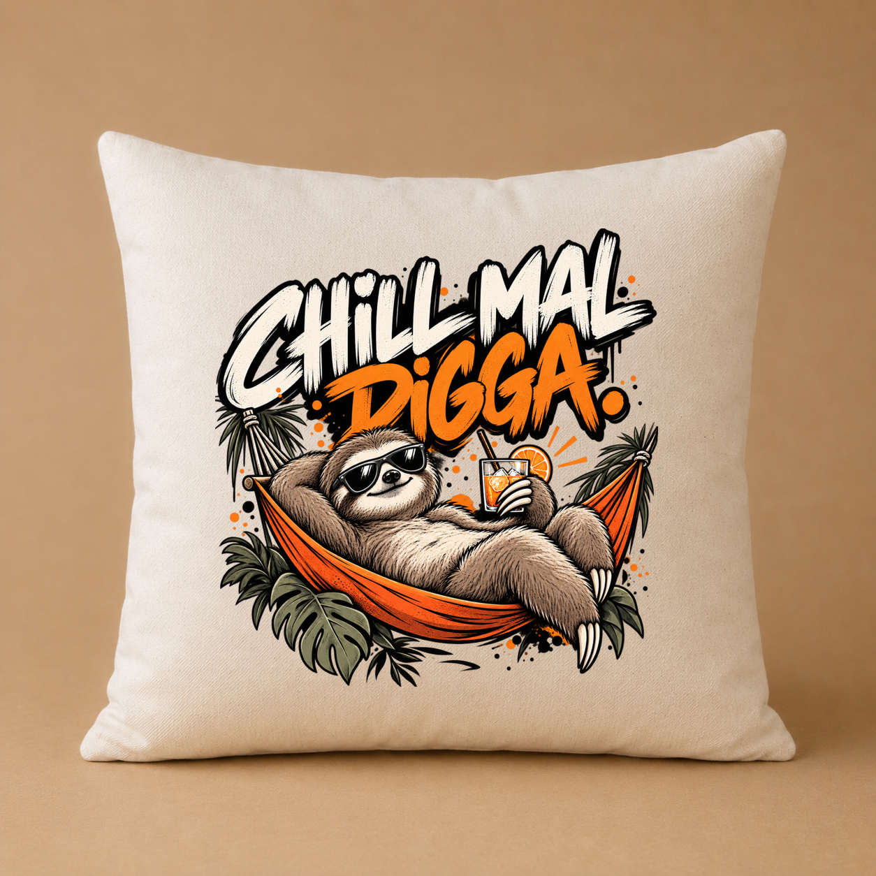 Kissenhülle "CHILL MAL DIGGA." Kissenhülle "CHILL MAL DIGGA."