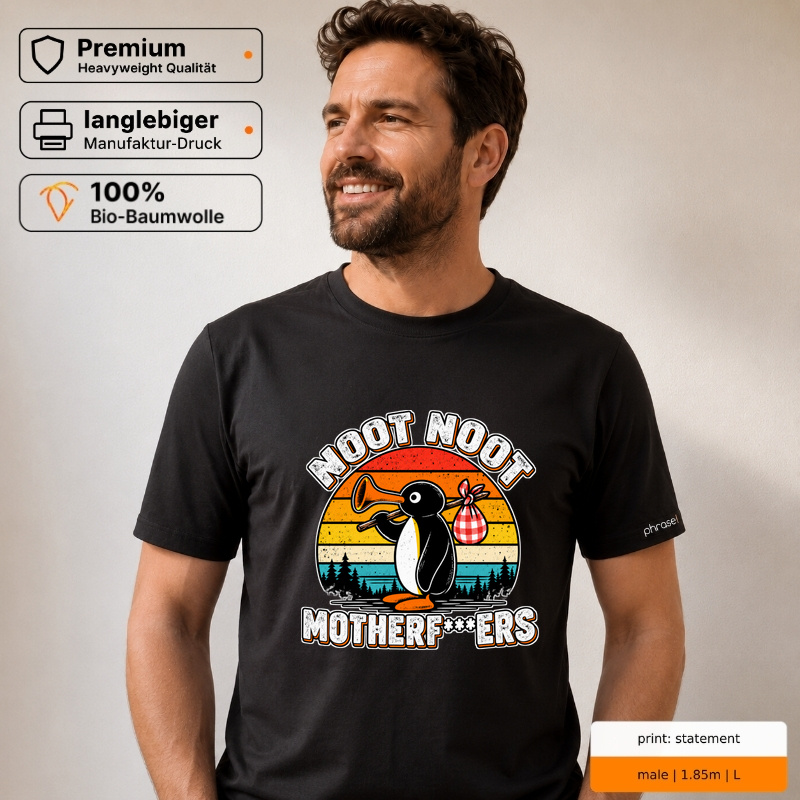 Premium T-Shirt „NOOT NOOT MOTHERF***ERS.“