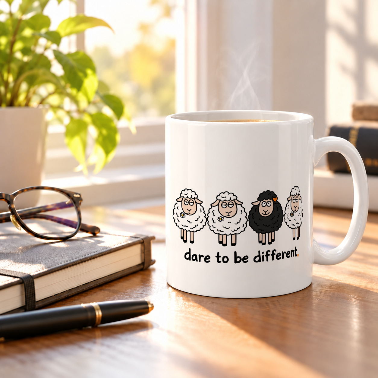 Tasse „dare to be different.“