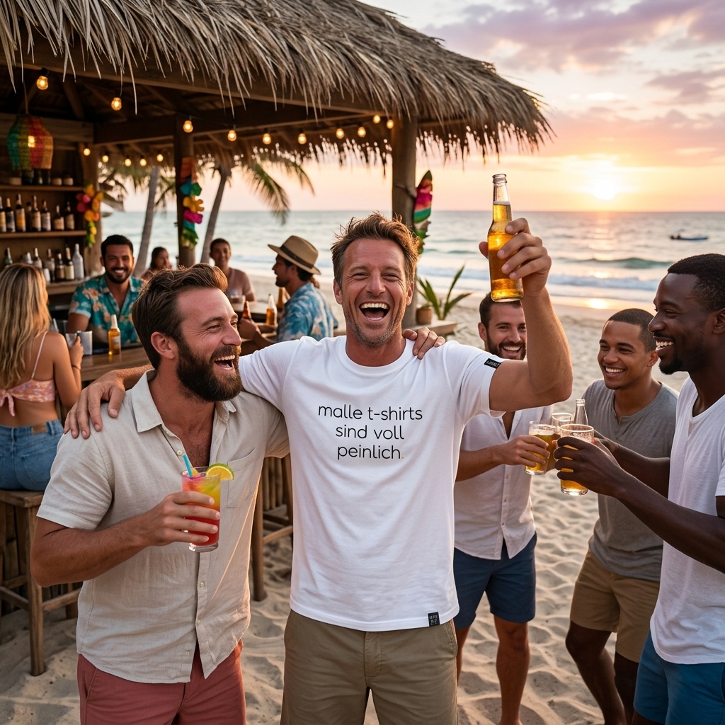 Premium T-Shirt mit Spruch "malle t-shirts sind voll peinlich" Premium T-Shirt mit Spruch "malle t-shirts sind voll peinlich"
