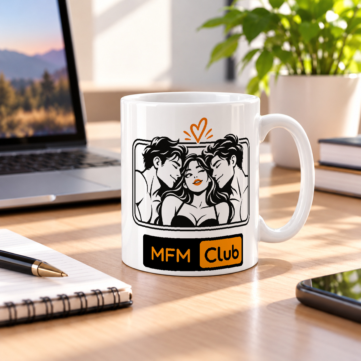 Tasse „MFM Club.“ Tasse „MFM Club.“