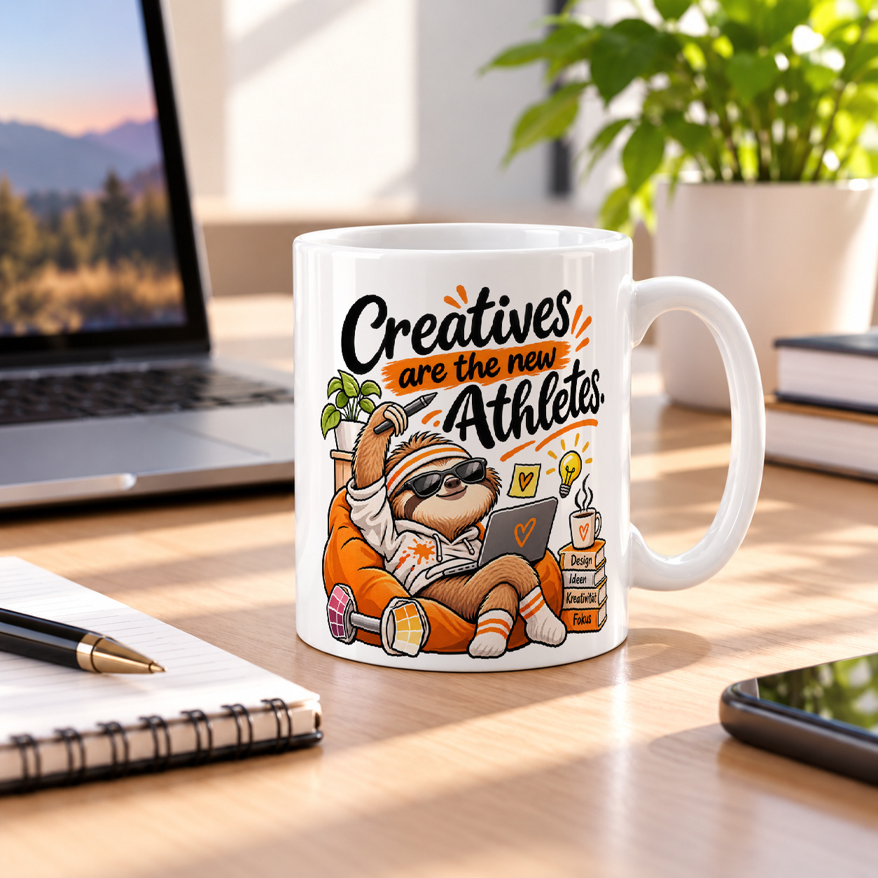 Tasse „Creatives are the new Athletes.“