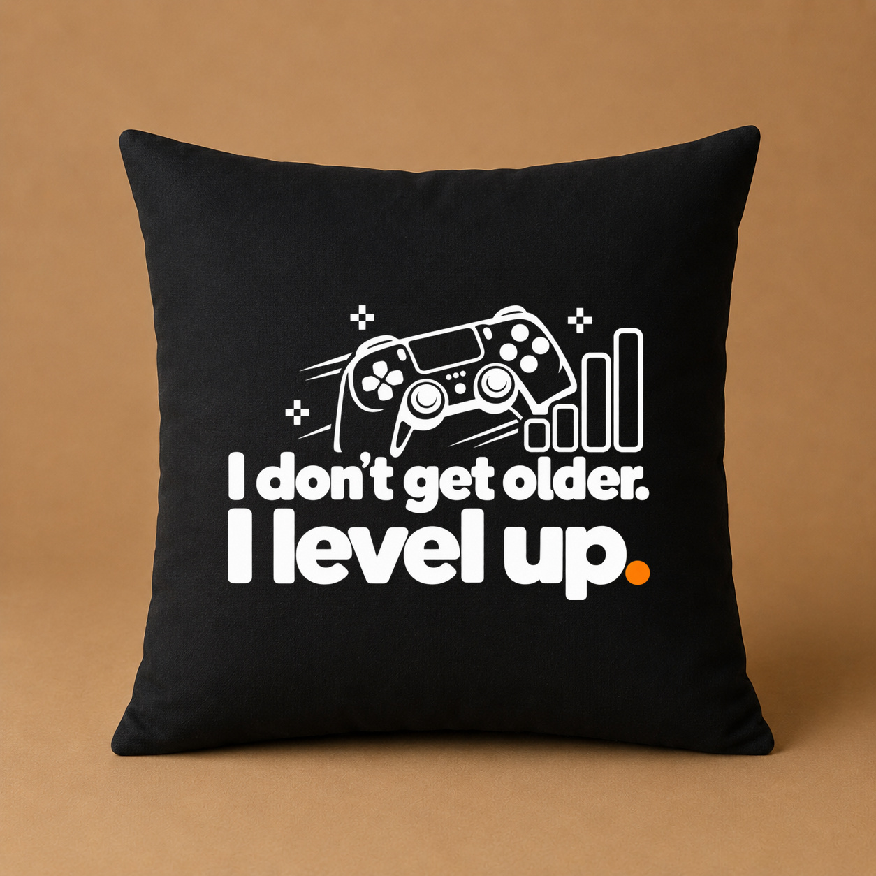 Kissenhülle "i don’t get older. i level up."