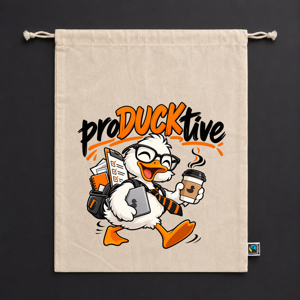 Zuziehbeutel „proDUCKtive.“