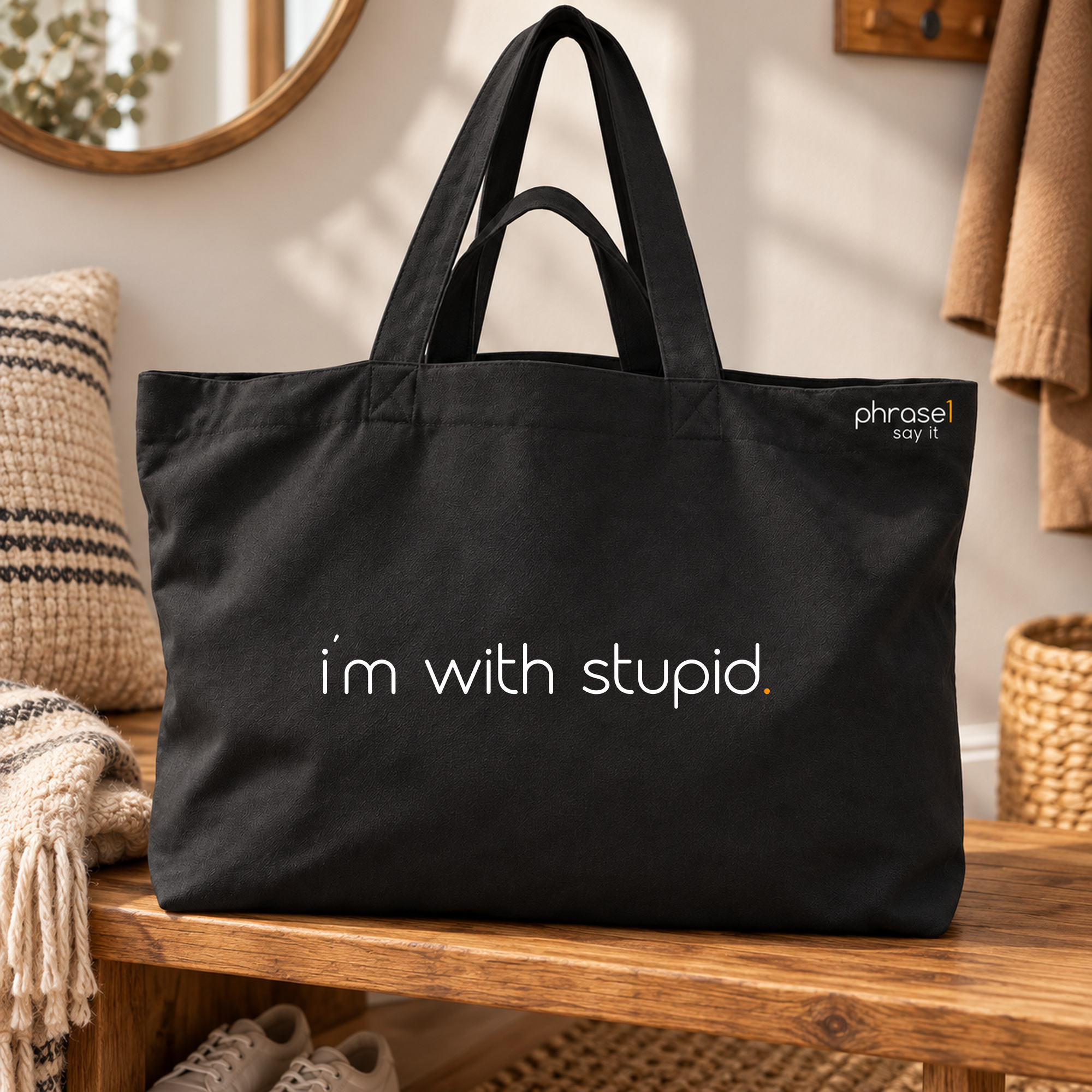 Shopper „I'm with stupid“ Shopper „I'm with stupid“