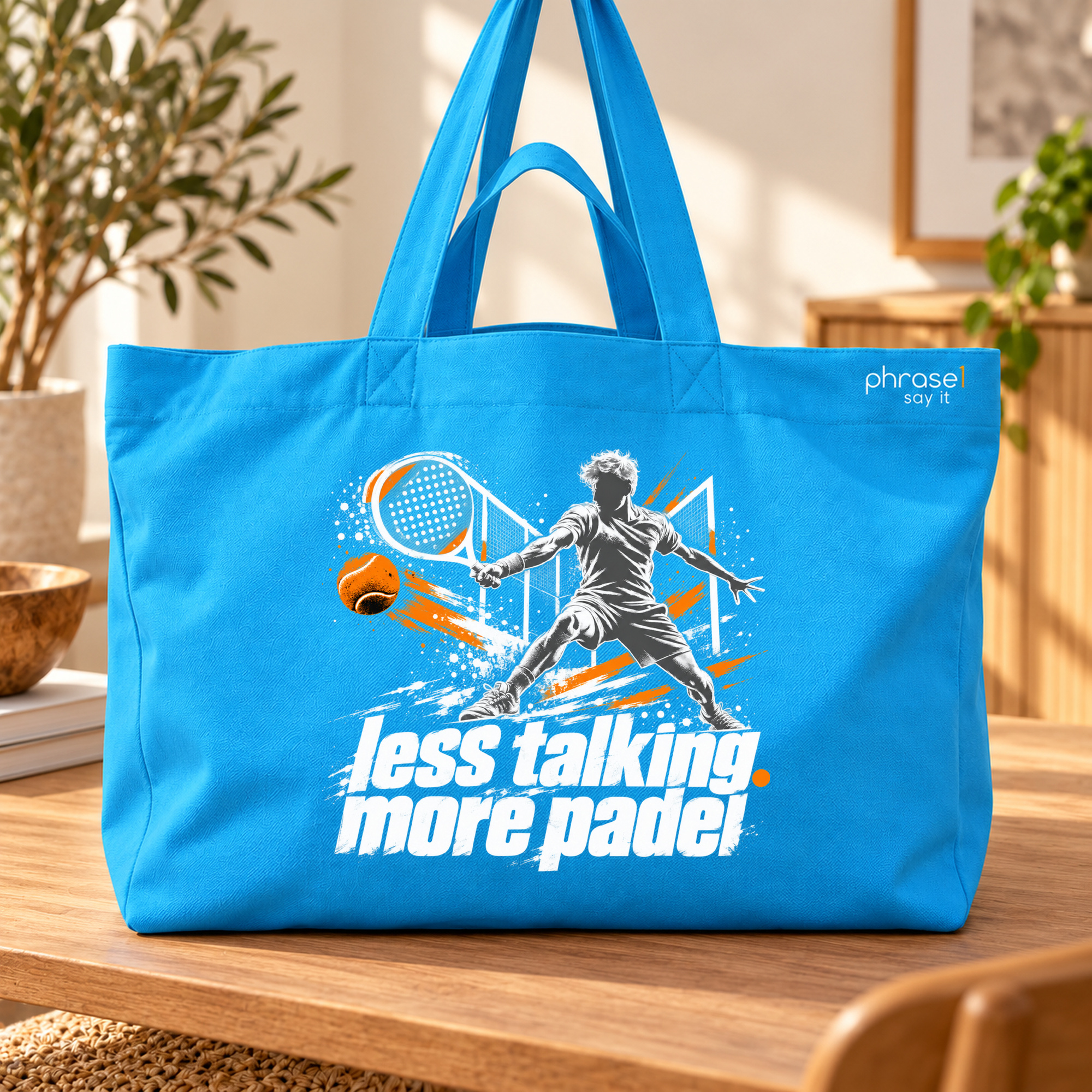 Big Shopper „less talking. more padel.“ Big Shopper „less talking. more padel.“
