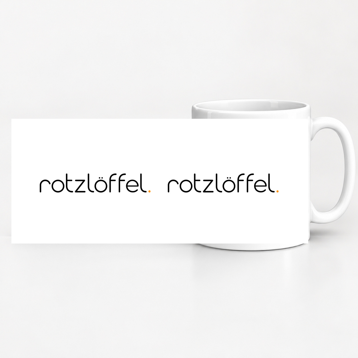 Tasse „rotzlöffel.“ Tasse „rotzlöffel.“