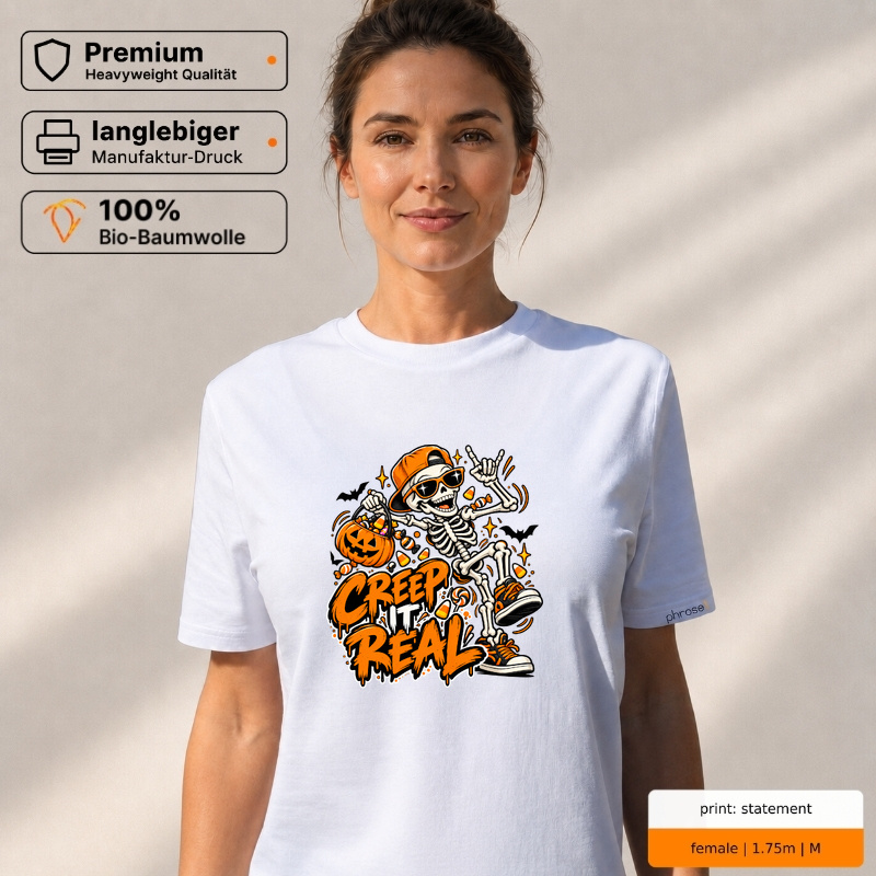 Premium T-Shirt „creep it real.“