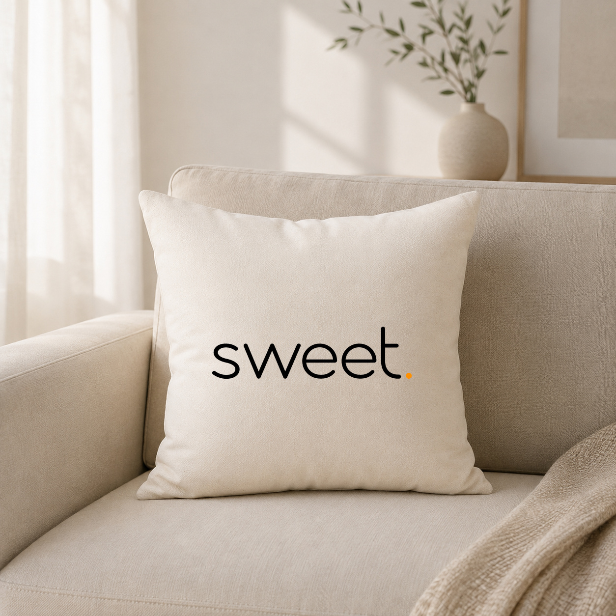 Kissenhülle "sweet."