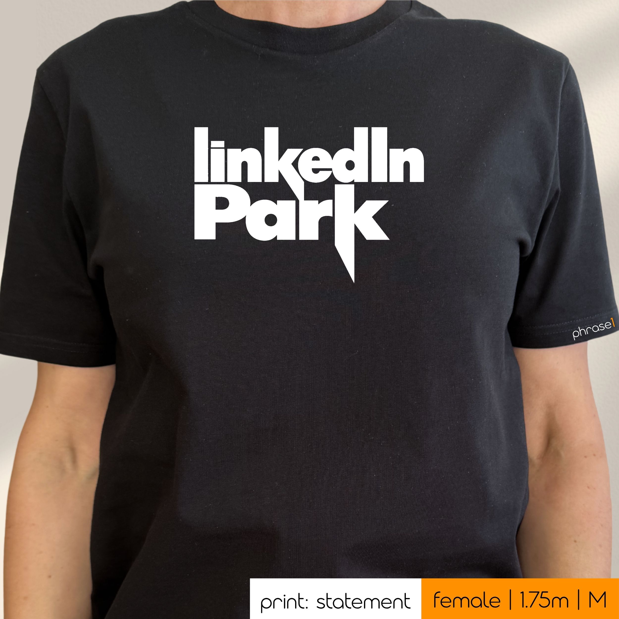 Premium T-Shirt mit Visual "linkedIn park." Premium T-Shirt mit Visual "linkedIn park."