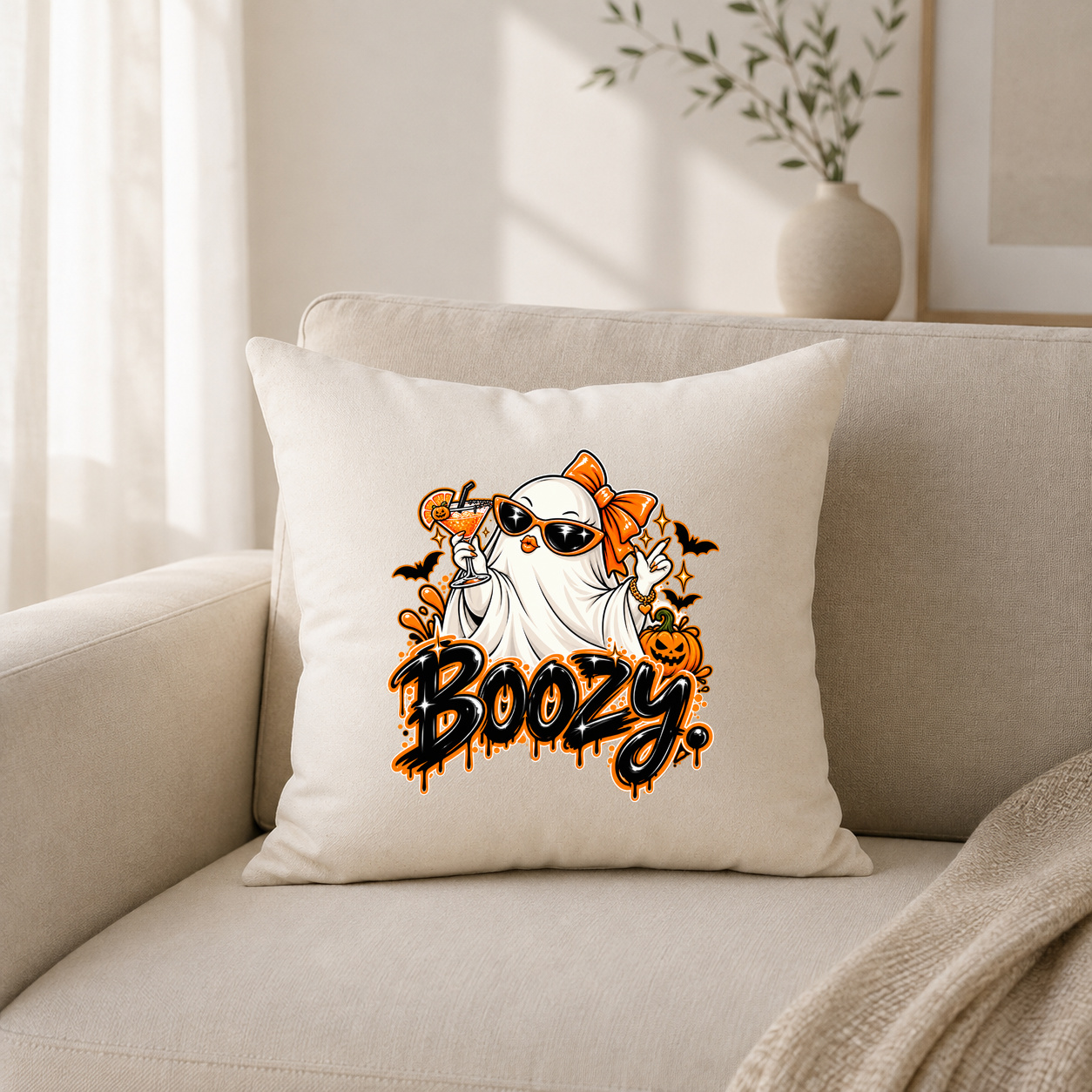 Kissenhülle „BOOZY.“