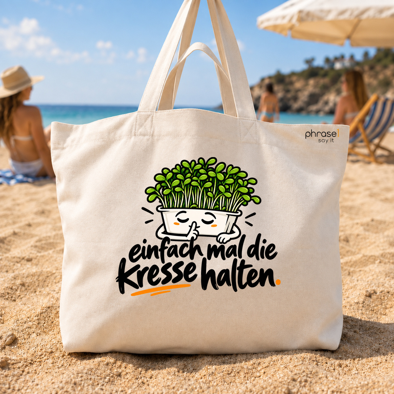 Big Shopper "einfach mal die Kresse halten."