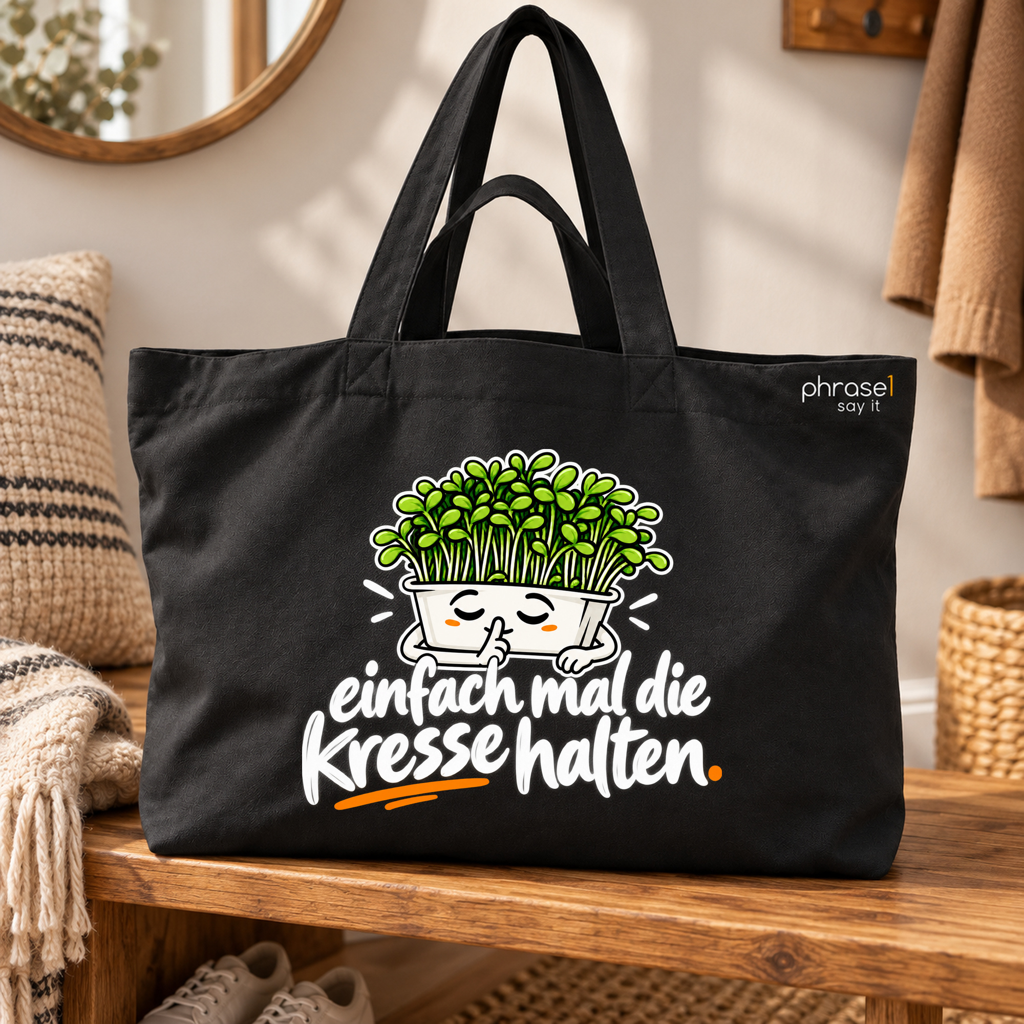 Big Shopper "einfach mal die Kresse halten."