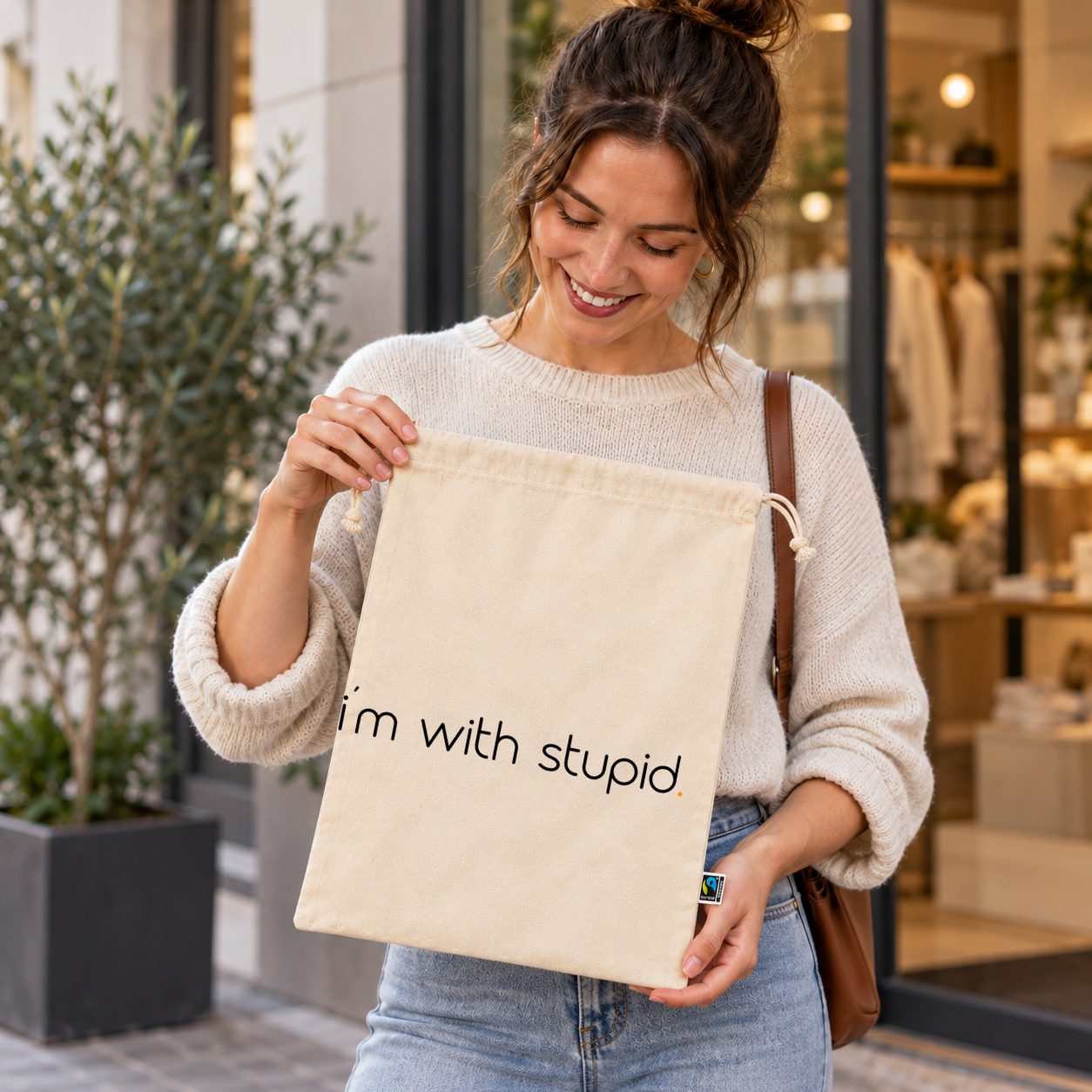 i’m with stupid.