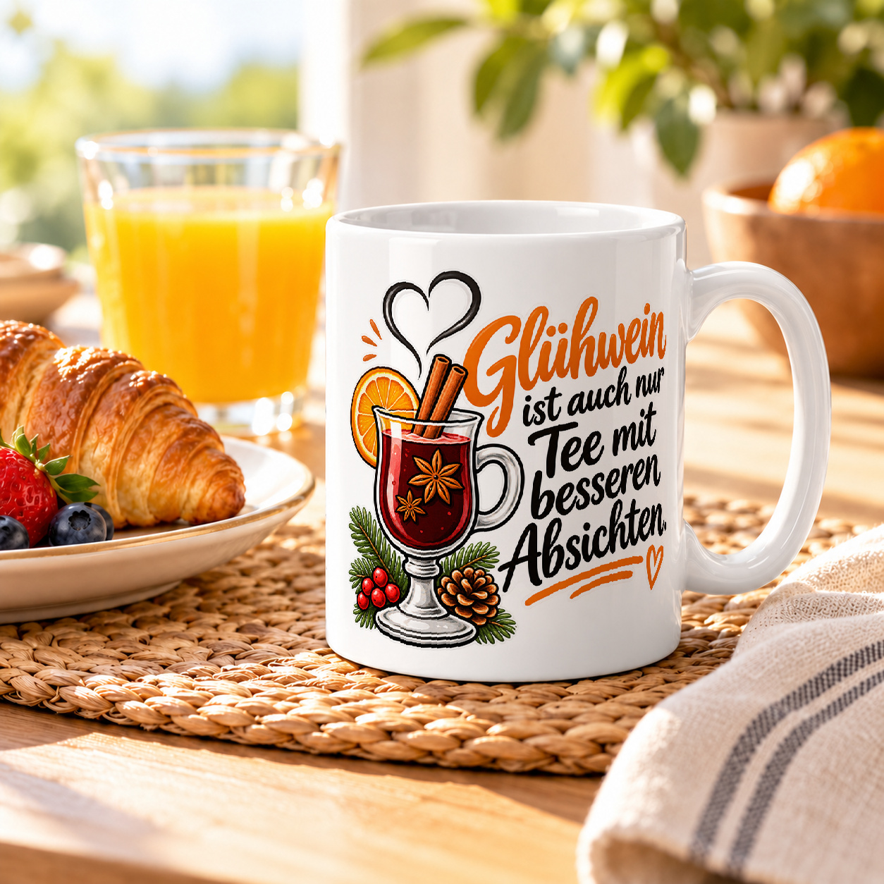 glühwein ist auch nur tee mit besseren absichten.