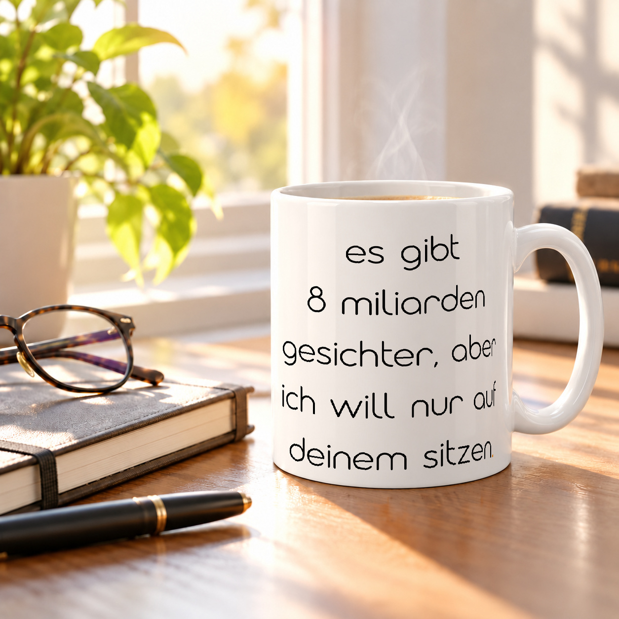 Tasse „es gibt 8 milliarden gesichter, aber ich will nur auf deinem sitzen.“ Tasse „es gibt 8 milliarden gesichter, aber ich will nur auf deinem sitzen.“