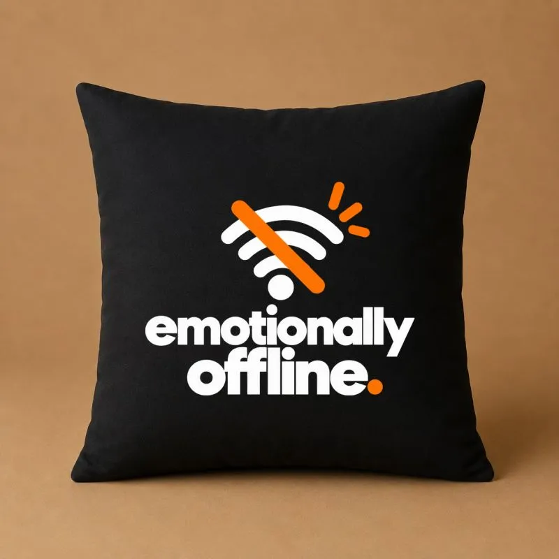 Phrase1-Kissen mit emotionally offline